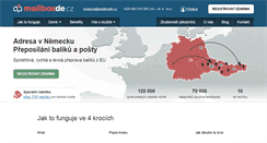 Desktop Screenshot of mailboxde.cz